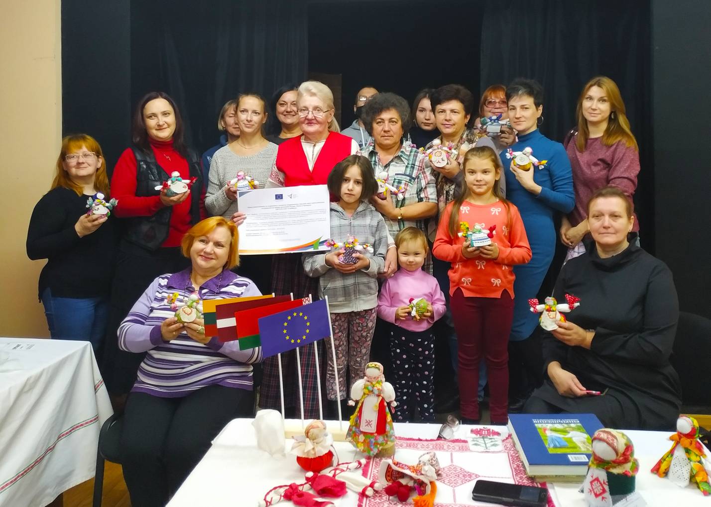 Центр ремесел и традиционной культуры города Новополоцка 2 октября 2021 года провел первое открытое занятие в рамках проекта 