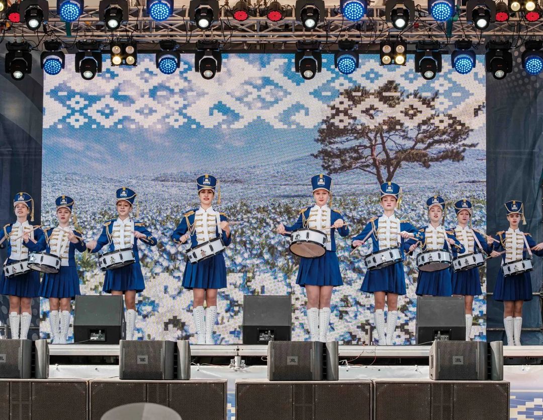 Небольшой фотоотчёт торжественного открытия празднования 64-летия Новополоцка!